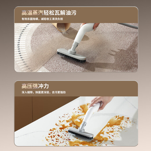 TINSSISY originated from Germany high temperature and high pressure steam cleaner portable sterilization kitchen range hood air conditioner multi-function cleaning machine small household all-in-one machine multi-function cleaning artifact German hot model-CCTV show-high voltage hybrid-frequency conversion energy saving