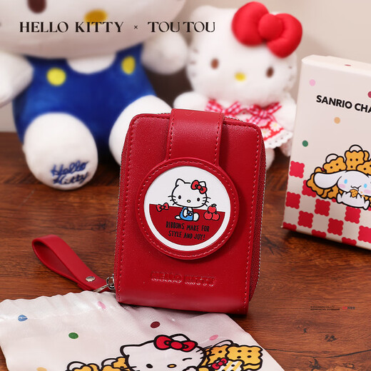 toutou女短款钱包HELLOKITTY凯蒂猫卡包本命年七夕情人节生日礼物