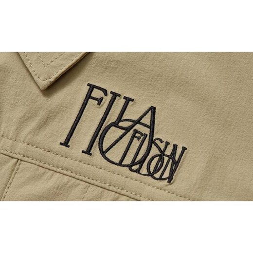 Fila Modemarke Elastic Tool Revers modisches Kleid mit kurzärärmern