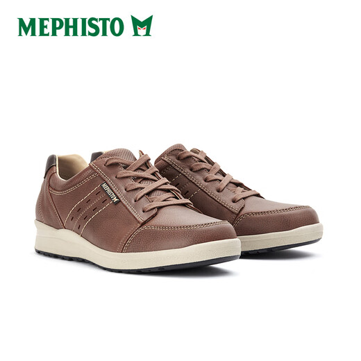 Ma Feishitu (Mephisto) / Ma Feishitus Chaussures décontractées importées Chaussures en cuir authentiques Vincente 1503_1545 (gris) Nouveau modèle 40.5