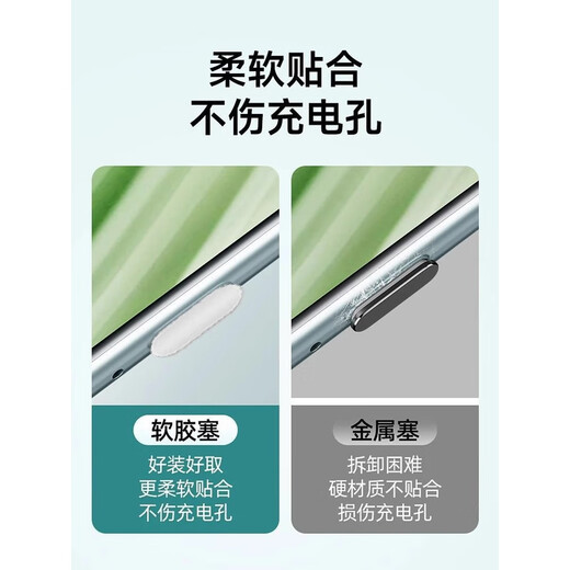 Jichi Xiaomi 17ProMax mobile phone integrated dustproof net charging port dustproof sticker dustproof plug 17Pro earpiece dustproof protective plug Type-C charging dustproof dustproof plug black card slot 20 pieces bottom + top integrated dustproof net free 4 gifts Xiaomi 17