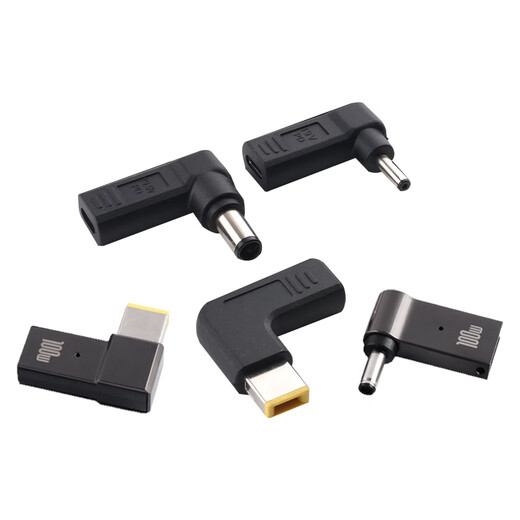 Zejie USB-C to square port with pin DC converter TYPEC laptop power conversion connector TYPE-C female to Lenovo square port No Specifications