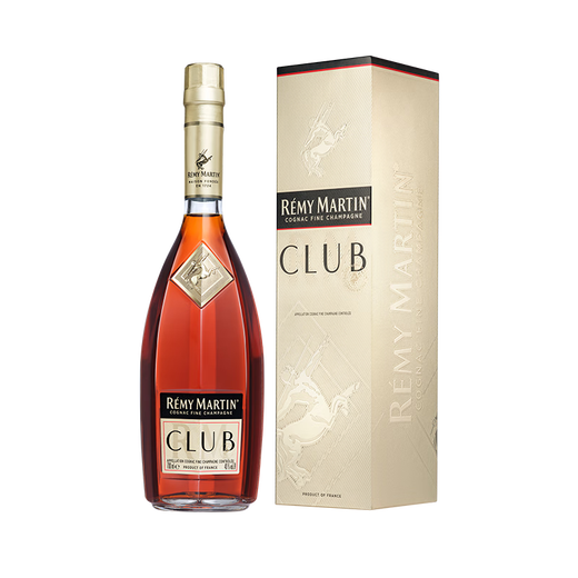 人头马（Remy Martin）洋酒 CLUB优质香槟区干邑白兰地 500ml 整箱12支装