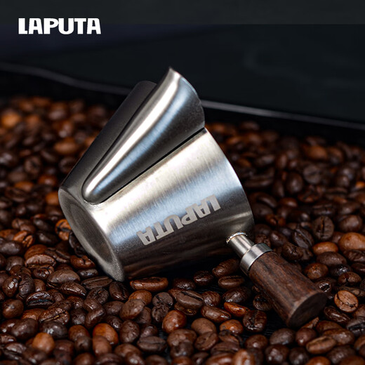 Lerton LAPUTA coffee espresso cup espresso cup super extraction cup stainless steel 304 filter grease measuring cup walnut handle oil filter cup - original color