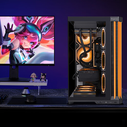 Yingzhong Super Ice Dragon AMD R7 9700X/9800X3D/5070/5070Ti/5080/5090D host assembly computer desktop complete machine Delta Operation with three R7 9800X3D+RTX5070Ti Ice Dragon