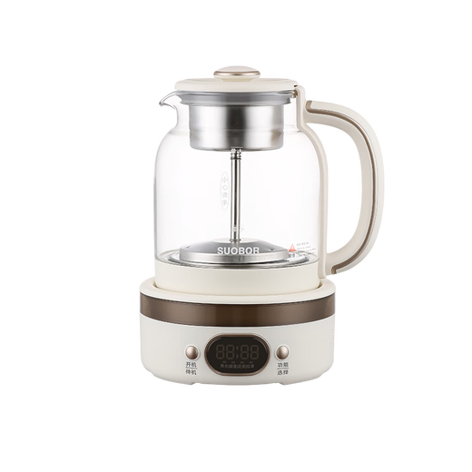 SUOBP Health Pot Tea Maker 1.5L Fully Automatic Tea Kettle 24h Appointment Kettle 12-Hour Intelligent Constant Temperature 11-level Temperature Control Electric Kettle Flower Tea Kettle Open 1.5L High-end Health Pot Renewed Every Year