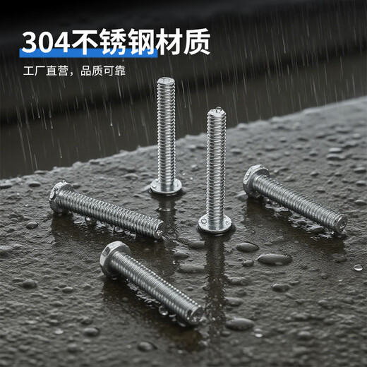 Xilili 304 stainless steel switch socket panel screws 86 type wire box universal screws M4*40 100 pieces/pack