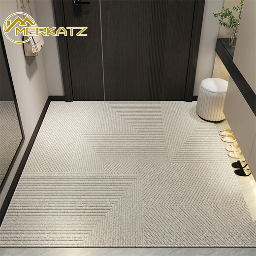 Merkatz Entrance Poor Poor Mat de la puerta de entrada de alta gama Mat de la puerta del pie Anti-Slip y Dirty Dure Door Mat de la puerta de entrada de la puerta de entrada Jingbo-Vítical Versión 15926 120cm*120 cm [anti-deslizamiento y no desplazamiento]