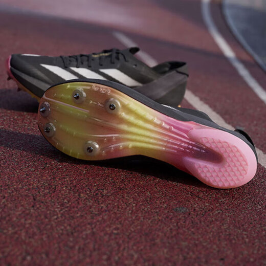 阿迪达斯（adidas）跑步鞋男鞋夏季新款田径长跑钉子鞋轻便缓震透气运动鞋低帮休闲鞋 IG9905 40