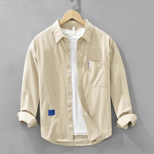 Teenage Semier Shirt à manches longues Men de coton à manches à manches de la marque de coton à manches pour hommes
