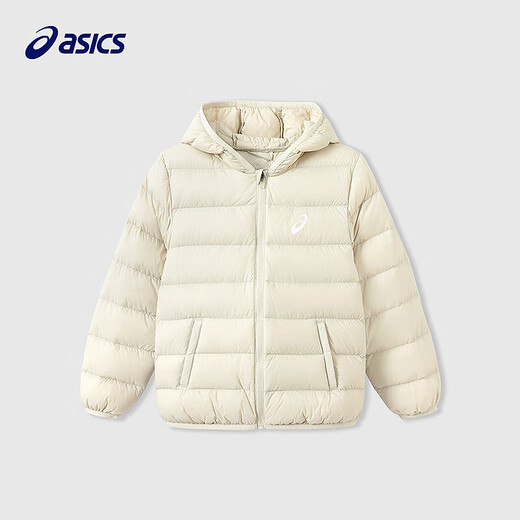 Vêtements pour enfants Asics 25 ans d'hiver pour enfants doux et confort à trois defense légère réchauffée de veste [charge élevée] lait blanche Propreté 1000-Duck Down 175 Charge de remplissage 117,3 g