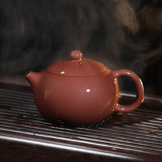 Centenary Liyong Yixing purple clay pot pure handmade original mineral purple clay Xishi pot Kung Fu tea set teapot one pot two cups set
