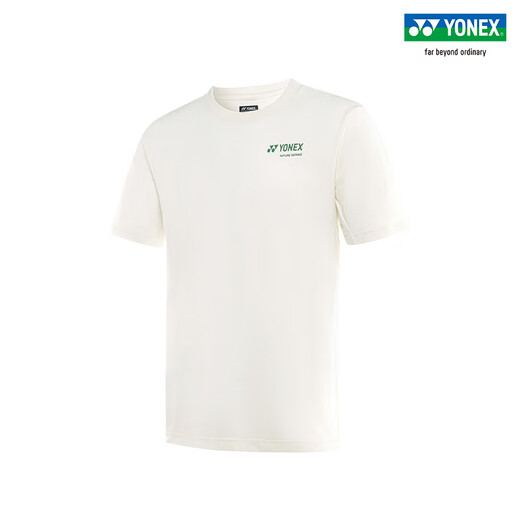 尤尼克斯（YONEX） 16833CR/16835CR 25SS自然环保系列男女款运动T恤 冰米色 16835CR（女款） XL