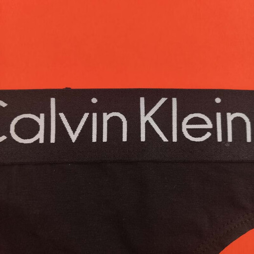 Calvin Klein丁字裤女运动内裤CK宽边性感T裤棉QP1278U 黑色 S