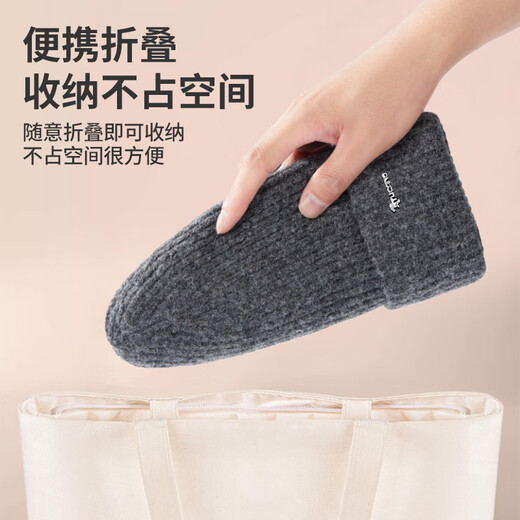 Woodpecker Hat Winter Men's Coldproof Cycling Warm Ear Protection Knitted Hat Windproof Plus Velvet Thickened Wool Thread Women's Cold Hat Black Single Hat Keeps Cold and Warm One Size (Head Circumference 54-65cm)