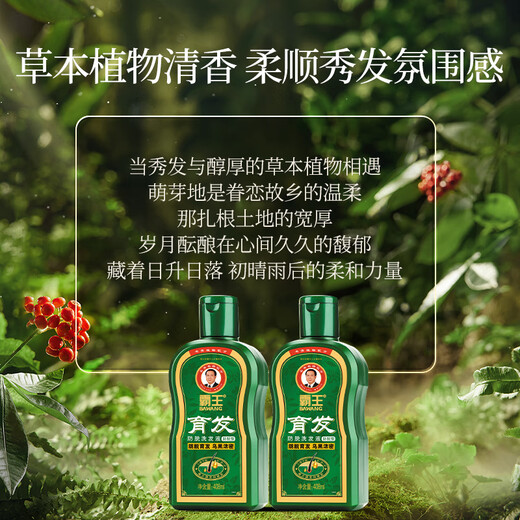 The Kingdom of the Kingdom of Arborist Orchidaceae Ginseng Essence nourishing hair growth and anti-loss shampoo 408ml*2+ travel package 80ml*2