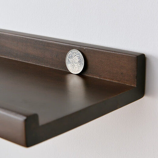 Jiayi solid wood storage rack on the wall punch-free storage rack partition wall hanging bookshelf entryway laminate wall wooden storage rack