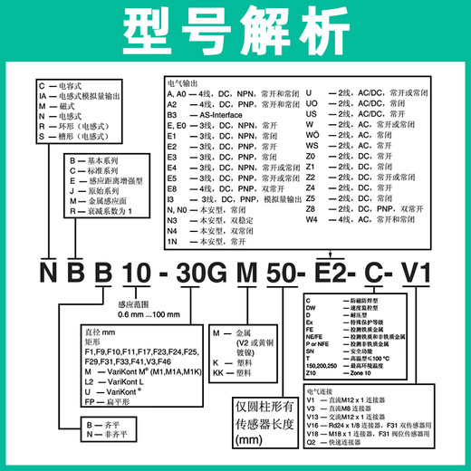 Proximity switch off NBN4-12GM50-E2 NBB5 NBB2 NBN8-18GM50-E2-E0-V NBB2-12GM50-E0