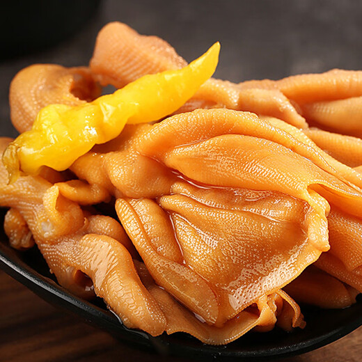 百草味去骨鸭掌泡椒酸辣味125g箱规60包装鸭爪即食一件代发 去骨鸭掌（泡椒酸辣味）12591