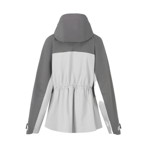 迪桑特（DESCENTE）WOMENSSTUDIO宽松梭织纯色logo设计长袖夹克外套女款 木炭灰 M