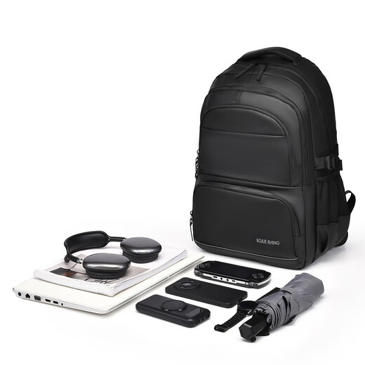 Sac à dos pour les entreprises pour hommes faisant un sac à dos pour le sac d'ordinateur portable du sac de voyage de grande capacité pour femmes 15.6 Étudiantbag étudiant Black [STRAP RENFORCEMENTS + TISSAUX IMPHERPORT]