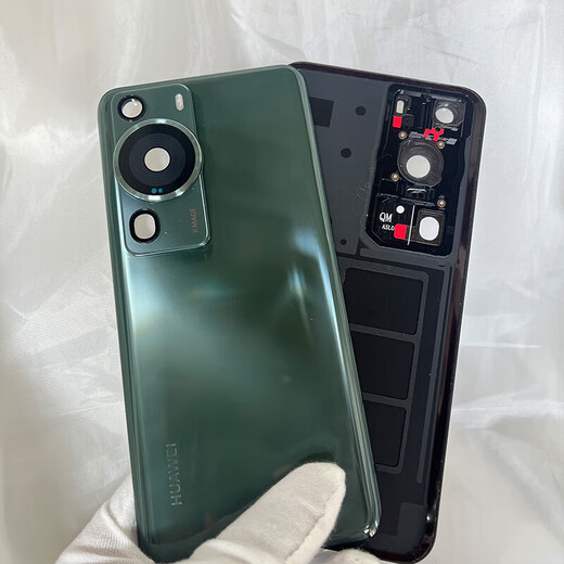 Honor Huawei P60Pro original framed glass back cover P60art mobile phone back cover battery case pure original back screen P60 back cover (Rococo White)