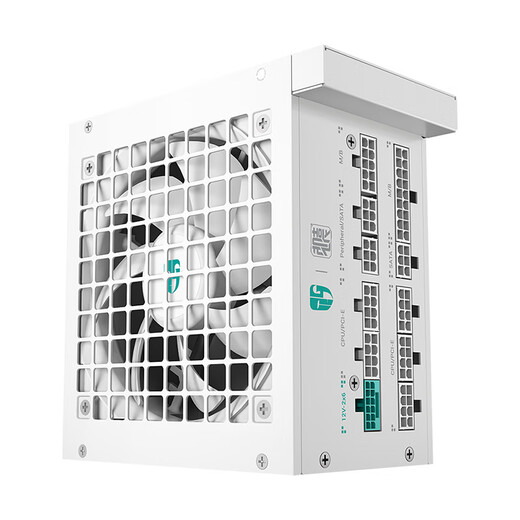 Jiuzhou Fengshen (DEEPCOOL) PR750G WH Ape Universe Netzteil, weiß, PPLP Gold zertifiziert, 750 W Vollmodul ATX3.1 Netzteil mit seitlichem Stecker, 10 Jahre Garantie