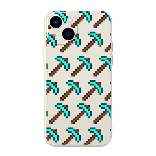 
XMSJ Minecraft phone case Apple 14 Huawei mate60 peripheral iPhone 15 promax game OPPO Xiaomi 13MC square vivo12Minecraft Kuli terror p JLC14223 Minecraft - Straight side TPU - Antique white iPhone