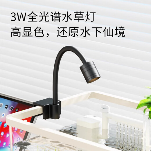 Turtle tank household landscaping filter cycle sunbathing platform climbing platform acrylic ecological mixed fish tank small turnover box sunbathing lamp