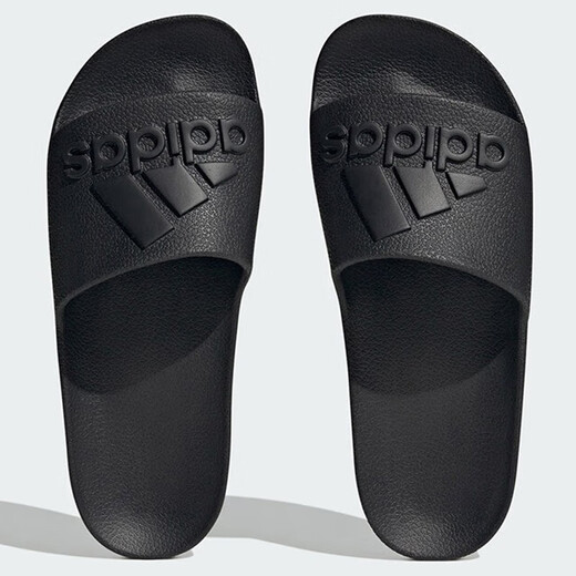 阿迪达斯 （adidas）拖鞋男鞋女鞋2025夏季外穿沙滩鞋情侣休闲鞋游泳运动鞋凉鞋溯溪鞋 IF7371黑色 40.5