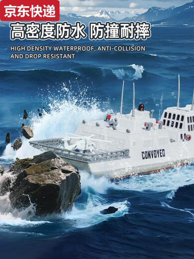 ZKHE2025大马力水上电动遥控船玩具航空母舰军舰模型可下水潜水艇 福建号航空母舰双电机输出 2组充电电池+遥控电池+充电线