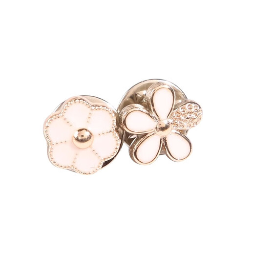 Seam-free buttons, concealed buttons for women, anti-exposure shirts, cardigans, removable invisible snaps, versatile black and white stud buttons, white, random style, 5 pcs