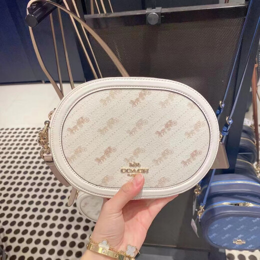 蔻驰（COACH）奥莱款女士包单肩斜挎袋现货合集一 F45066 粉色链条水桶 现货不退不
