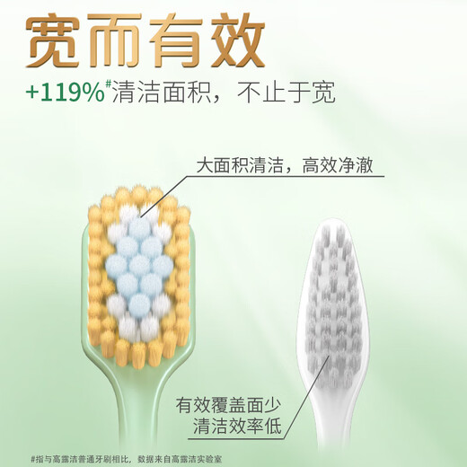 高露洁（Colgate）【孙颖莎同款】宽密薄护龈超细软毛宽头牙刷*2成人牙刷随机发货