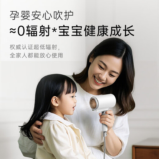 Bear Hair Dryer Negative Ion Hair Dryer Home Hair Dryer High Power Student Dormitory Low Power Portable Folding Birthday Gift for Girlfriend and Wife Recommended National Subsidy