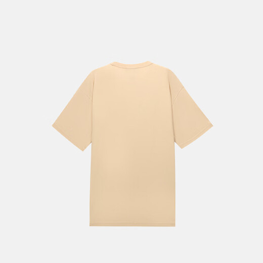 VERSACE JEANS COUTURE/[Season end discount] Men's T-shirt Fashionable casual round neck short sleeves E727-beige XL