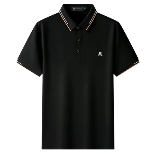 Montagut Count Mulberry Silk Color Polo Camiseta Summer Comercio informal de camisetas de manga corta Men 1416 White M 165 (100-120Jin [Jin equivale a 0.5 kg])