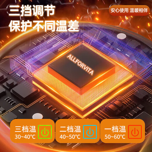 Zhechi removable heating artifact, electric shawl, heating blanket, USB rechargeable, washable heated leg covering shawl, single office nap shawl, skin-friendly, double-sided milk fleece + 5000 mAh power bank, lightning delivery, carbon fiber fast heating + washable