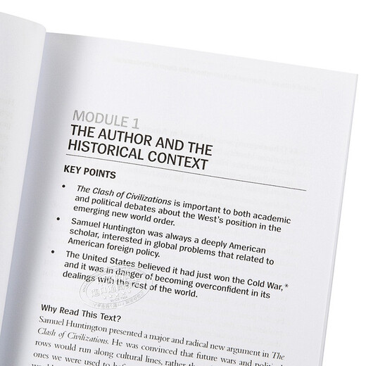 预售 文明的冲突和世界秩序的重塑 MACAT解读系列 英文原版 The Clash