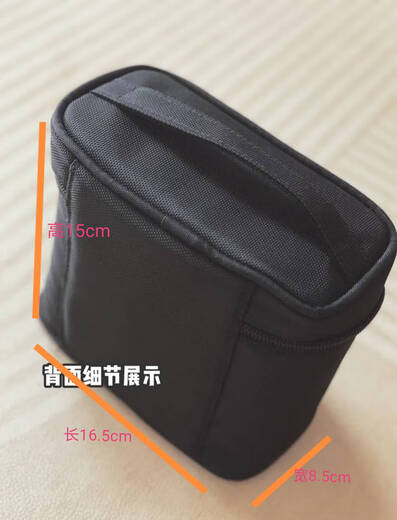 Yonghuan lipstick storage bag portable large capacity cosmetic storage box dustproof and moisture-proof lipstick box portable black lipstick package 6187#