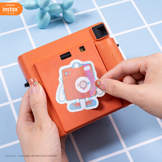 INSTAX Fuji instax instant camera SQUARE SQ1 ocher orange