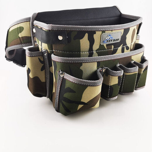 Ye Yu waist bag electrician tool bag multi-functional installation and maintenance site carpentry waist bag Oxford cloth hanging bag thickened bag delivery belt