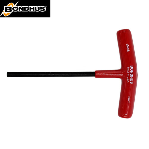 
The forest is a spring snow American Botton metric T-shaped flat head hexagon wrench 3/5/6mm imported hexagon screwdriver 8mm length 152mm 15272