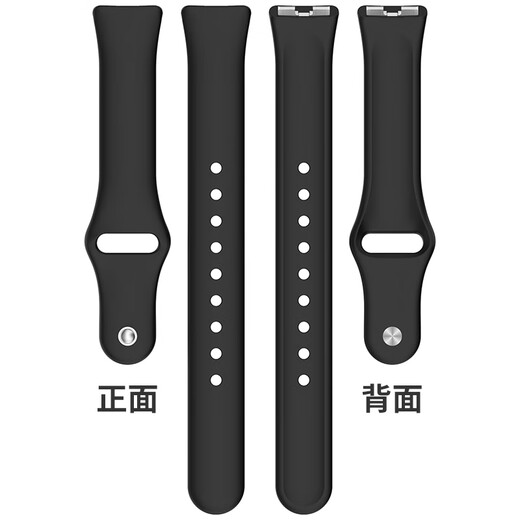KMaxAI is suitable for Huawei bracelet 10/9/8 silicone strap NFC/standard version bracelet wristband, colorful replacement watch strap for men and women, small fresh sports bracelet strap, black