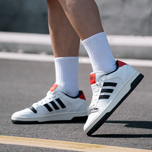 ADIDAS Men's Shoes 2025 Summer New Hoops 3.0 Skateboard Sneakers Shoes Low Top Shoes informales KK1283/Break Start 39