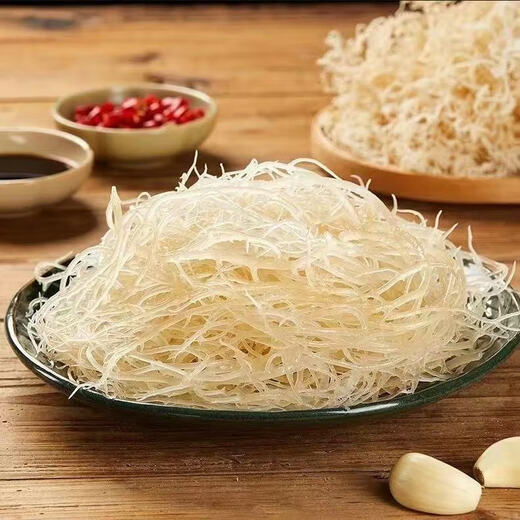 Salted asparagus, Gelidium, semi-dried carrot, rich in gelatin, longevity vegetables, selected cold hot pot ingredients, wholesale, crisp and refreshing, salted asparagus, 250g*2 bags