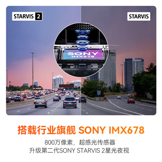 VANCHIO E1PRO CAR 4K Alta definición Transporte de viaje de automóviles Registrador USB Monitoreo de estacionamiento de 24 horas Visión nocturna 4K Sony IMX678 (El nuevo producto está en el mercado) Estándar + 128g + Cable de baja inteligente.