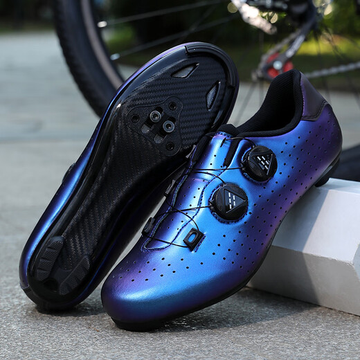 Yuanzu Shanhe Road Lock Shoes Cycling chaussures Lock Shoes sans semelle dure hommes et femmes Bicycle de montagne Vélo de carbone Fibre Lock Shoes Sh681 Blanc NOUVEAU MODÈLE DE LOCATE