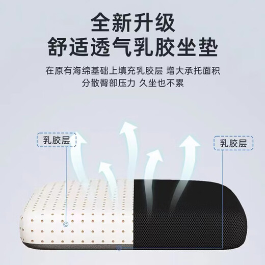 奥伦福特  电脑椅办公椅职员网椅会议椅人体工学椅子家用电脑椅学生学习椅 弓形983-黑框黑网【乳胶坐垫】