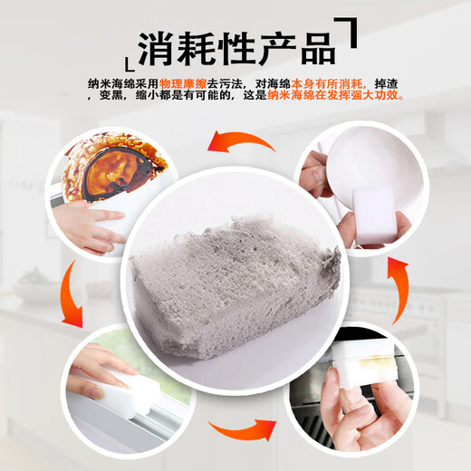 LEC nano sponge wipes 16 pieces kitchen rags scouring pads on clearance